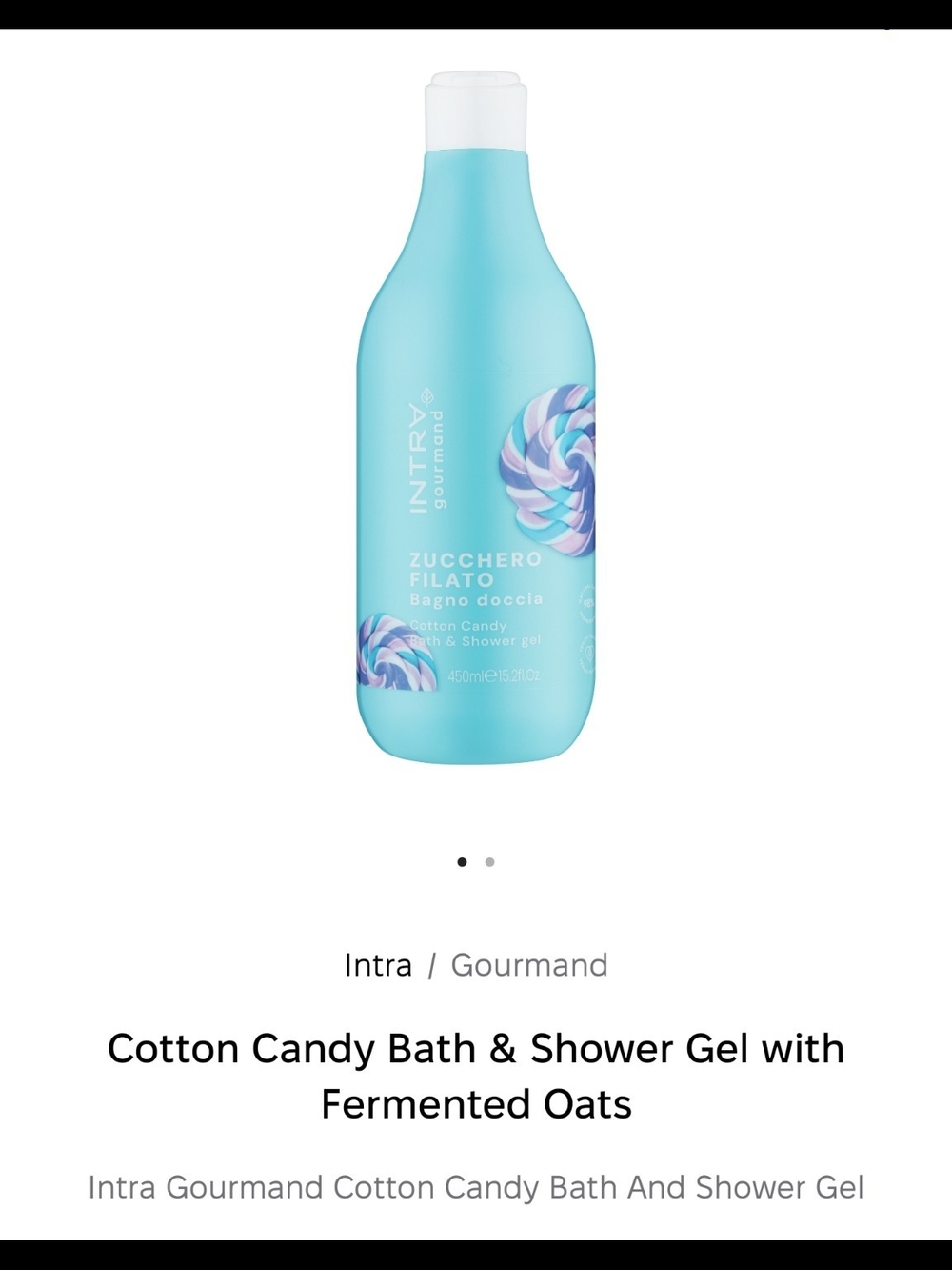 Cotton Candy Bath & Shower Gel - Blue